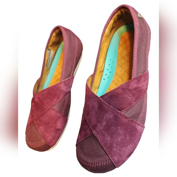 Mozo Sport Work Slip Resistant Suede and Canvas Shoe 7.5 - Picture 5 of 8